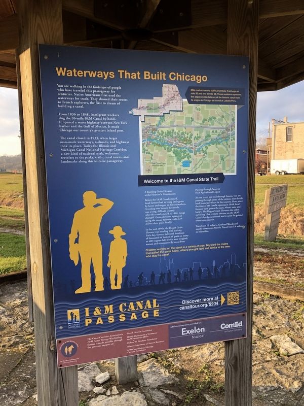 Waterways that Built Chicago Marker image. Click for full size.