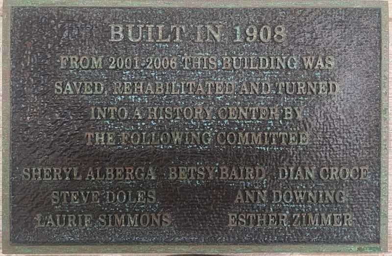 Old Melbourne Beach Town Hall Marker image. Click for full size.