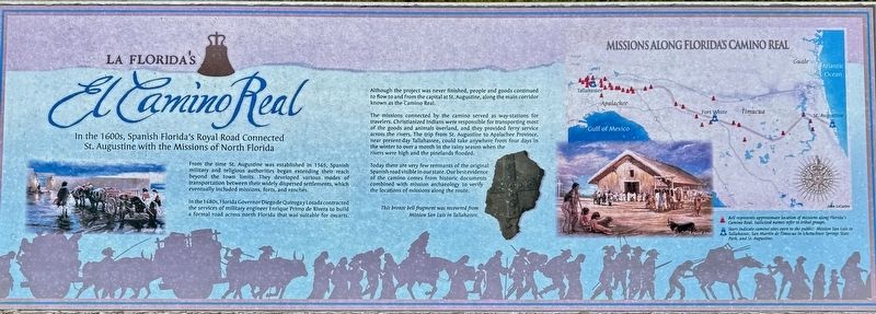 La Florida�s El Camino Real Marker image. Click for full size.