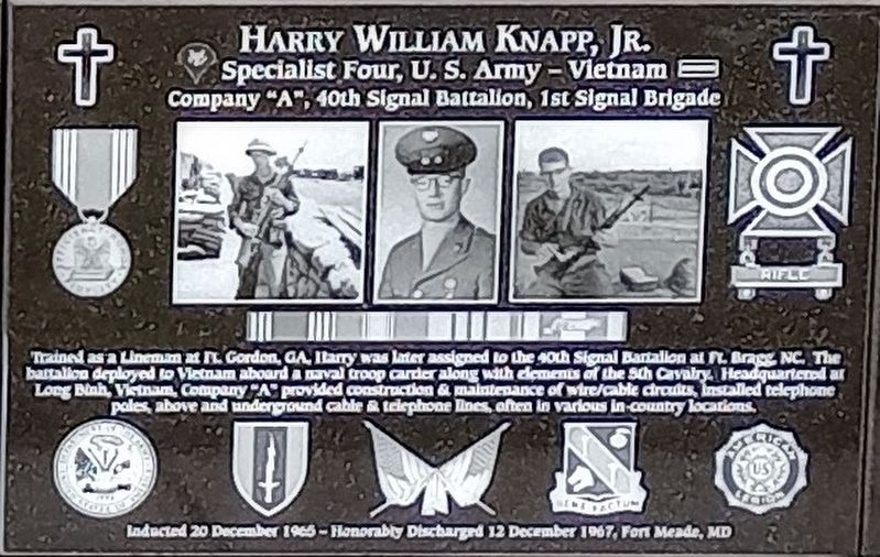 Harry William Knapp, Jr. Marker image. Click for full size.