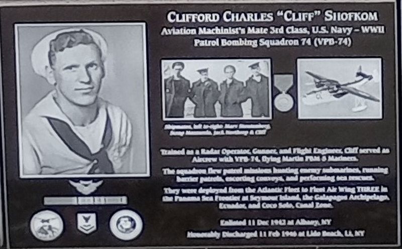 Clifford Charles "Cliff" Shofkom Marker image. Click for full size.