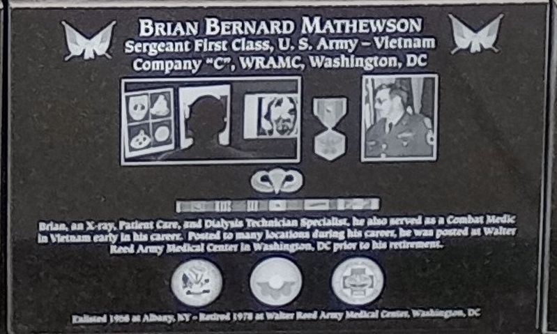 Brian Bernard Mathewson Marker image. Click for full size.