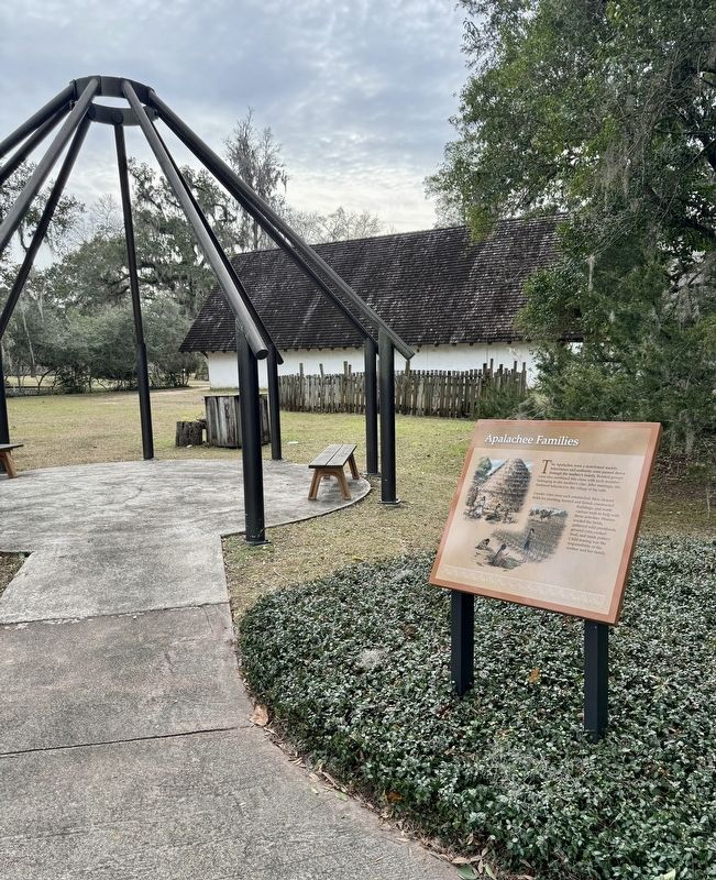 Apalachee Families Marker. Click for full size. Apalachee Families Marker image. Click for full size.