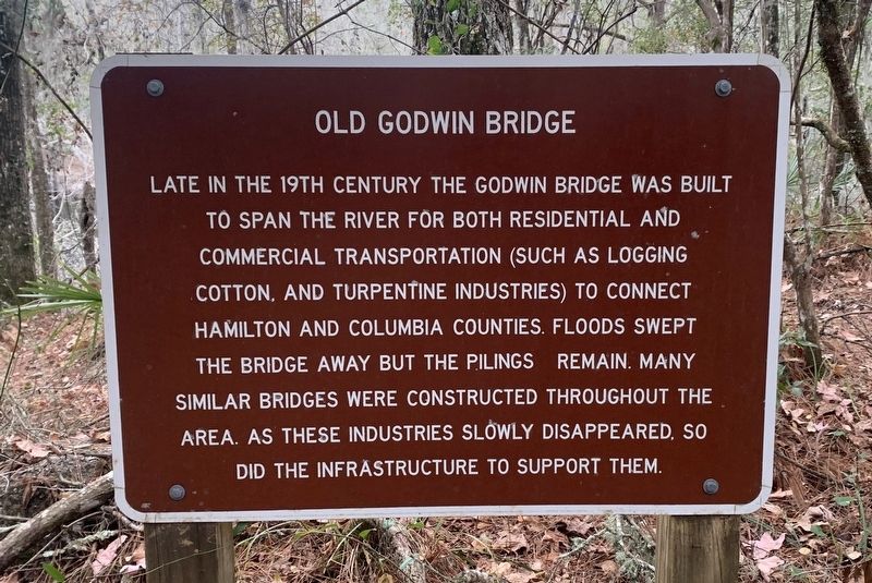 Old Godwin Bridge Marker image. Click for full size.