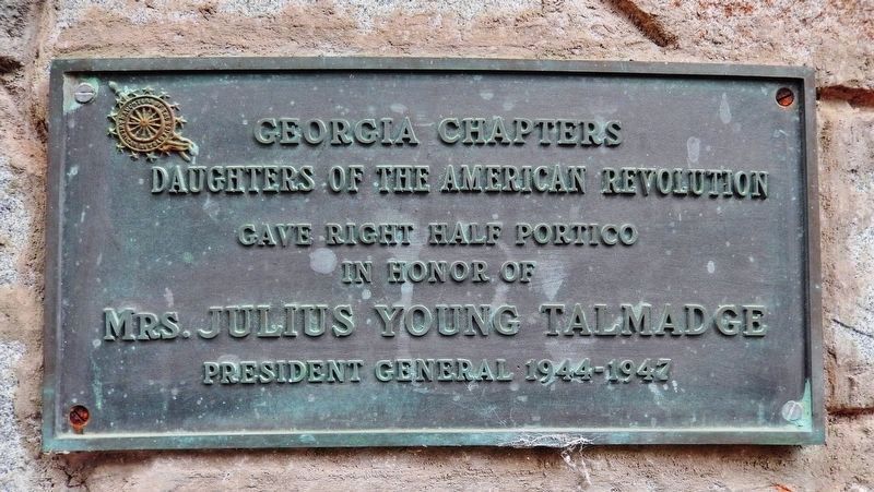 Mrs. Julius Young Talmadge Memorial image. Click for full size.