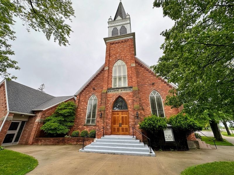 St. John's Lutheran Church Marker image. Click for full size.
