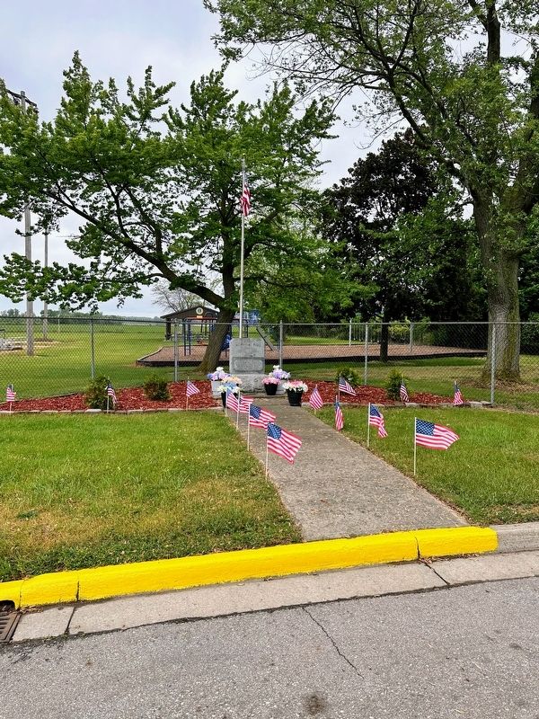 Kinde Veterans Memorial. Click for full size. Kinde Veterans Memorial image. Click for full size.