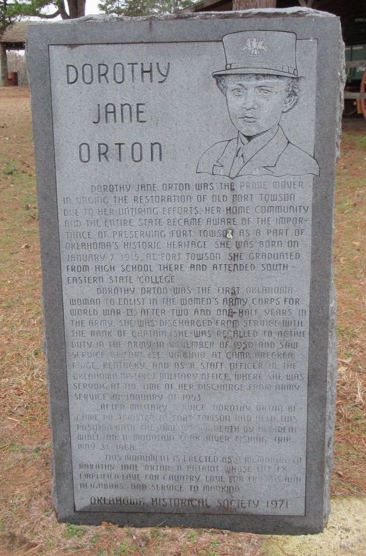 Dorothy Jane Orton Marker image. Click for full size.