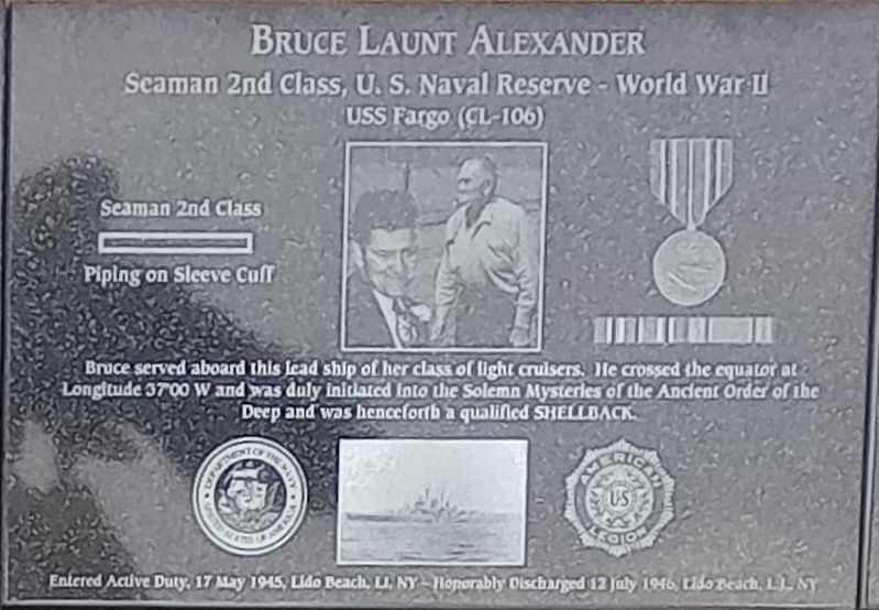 Bruce Launt Alexander Marker image. Click for full size.