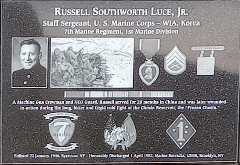 Russell Southworth Luce, Jr. Marker image. Click for full size.