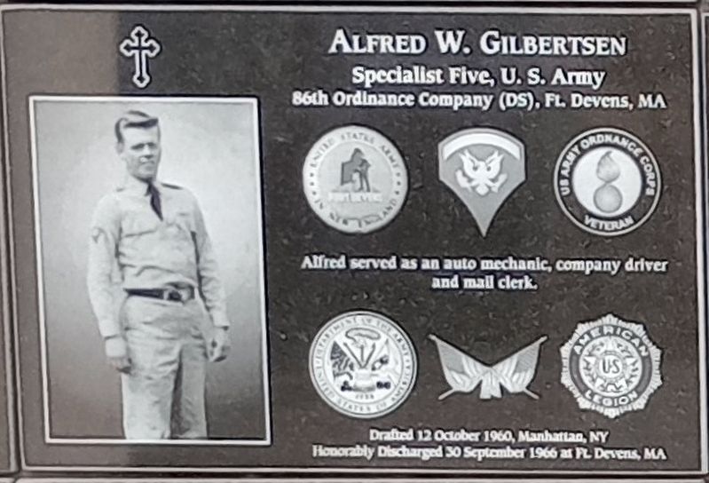 Alfred W. Gilbertsen Marker image. Click for full size.