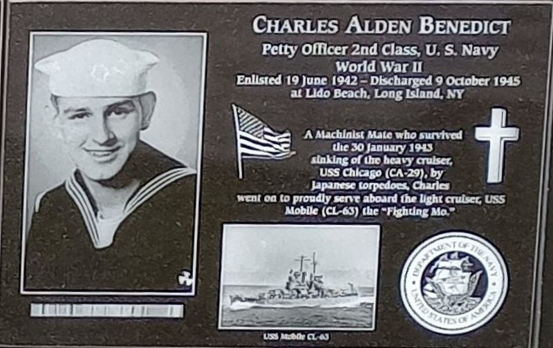 Charles Alden Benedict Marker image. Click for full size.