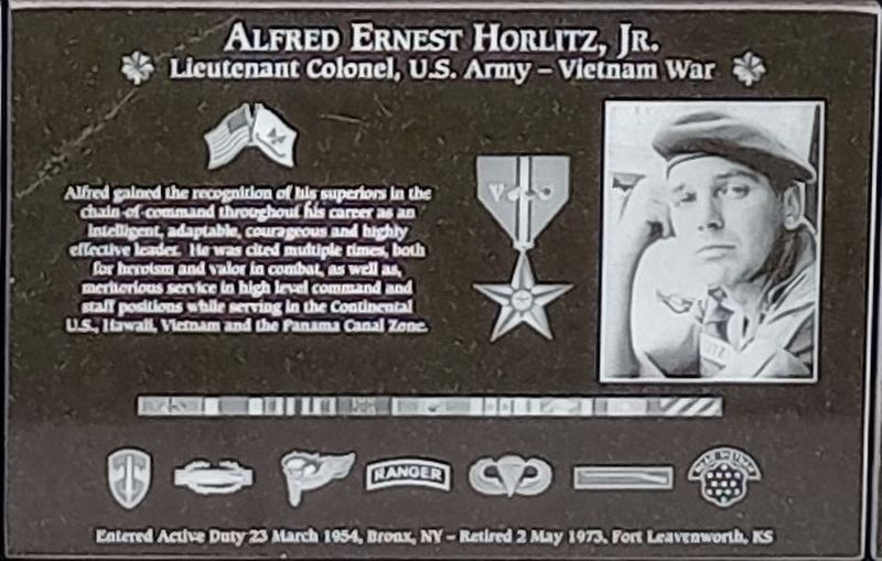 Alfred Ernest Horlitz, Jr. Marker. Click for full size. Alfred Ernest Horlitz, Jr. Marker image. Click for full size.