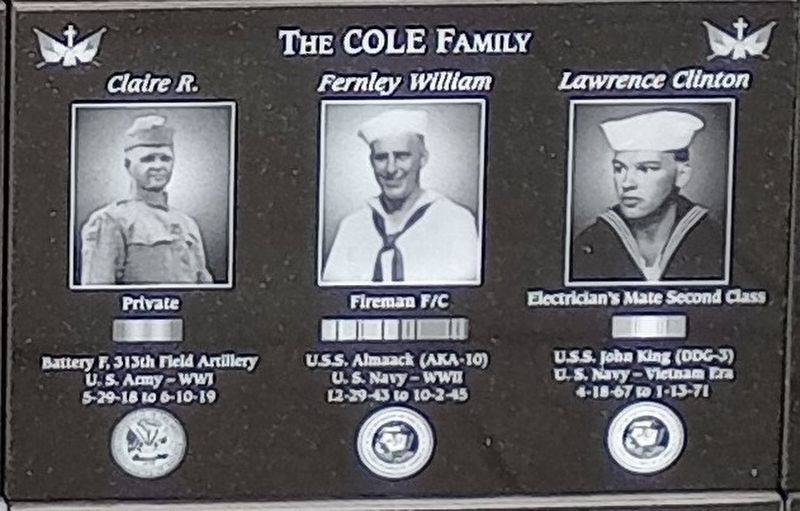 The Cole Family Marker image. Click for full size.