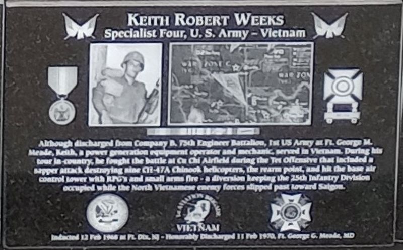 Keith Robert Weeks Marker image. Click for full size.