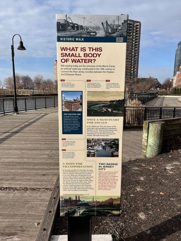 What Is This Small Body of Water? Marker image. Click for full size.