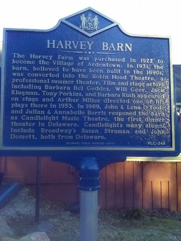Harvey Barn Marker image. Click for full size.