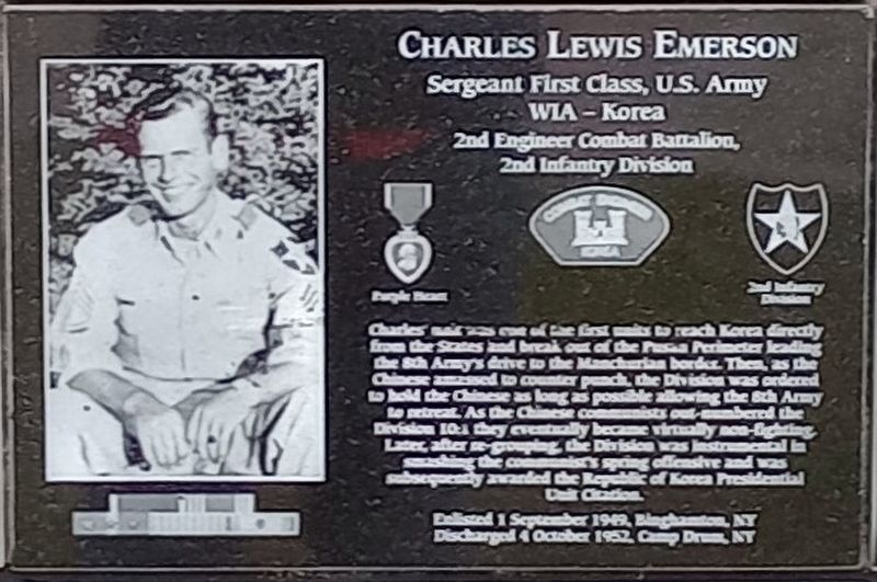 Charles Lewis Emerson Marker image. Click for full size.