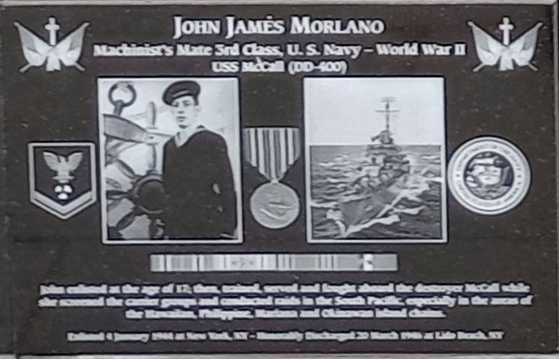 John James Morlano Marker image. Click for full size.