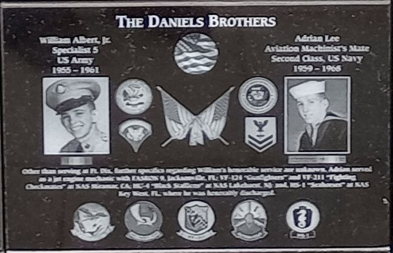 The Daniels Brothers Marker image. Click for full size.