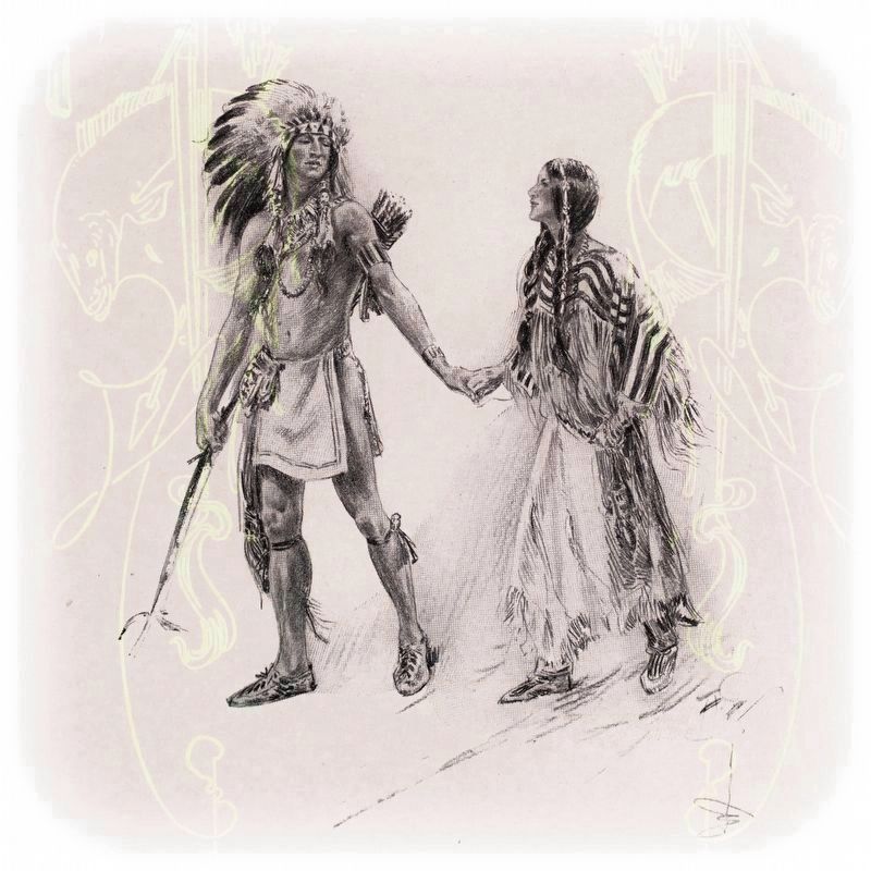 Hiawatha and Minnehaha. Click for full size. Hiawatha and Minnehaha image. Click for full size.