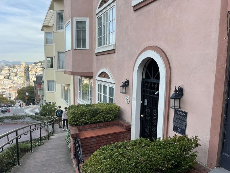 Lombard Street Marker. Click for full size. Lombard Street Marker image. Click for full size.