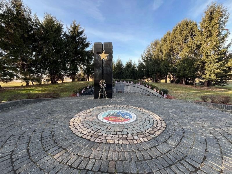 Battle of the Bulge Memorial. Click for full size. Battle of the Bulge Memorial image. Click for full size.