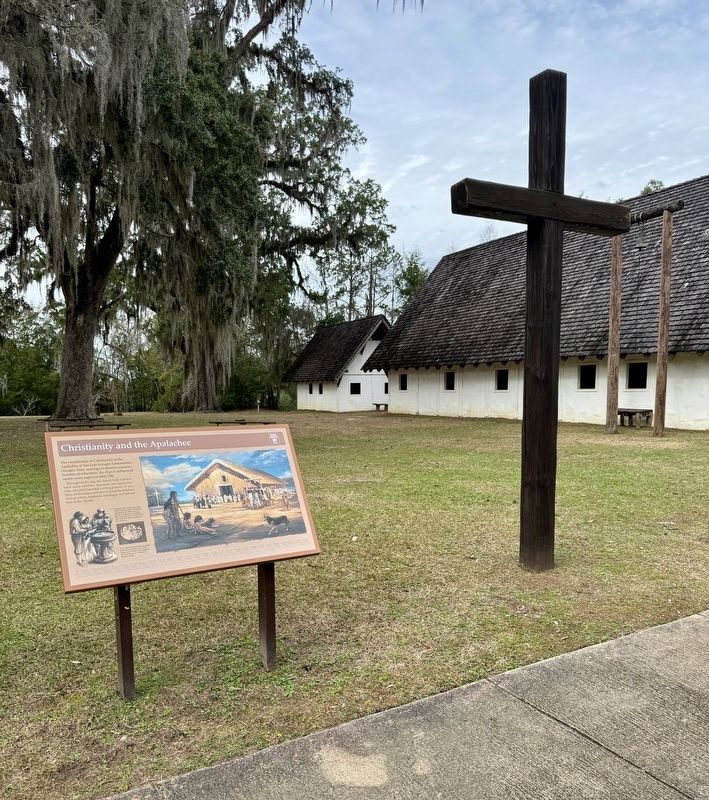 Christianity and the Apalachee Marker. Click for full size. Christianity and the Apalachee Marker image. Click for full size.
