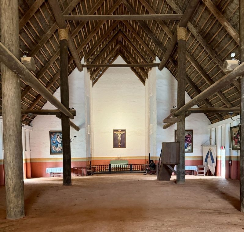 Mission San Luis Church interior. Click for full size. Mission San Luis Church interior image. Click for full size.