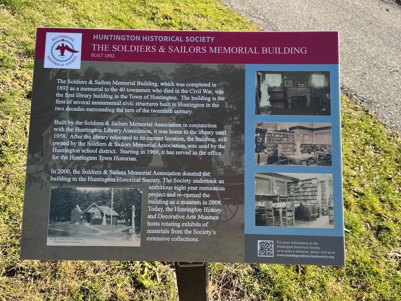 The Soldiers & Sailors Memorial Building Marker. Click for full size. The Soldiers & Sailors Memorial Building Marker image. Click for full size.