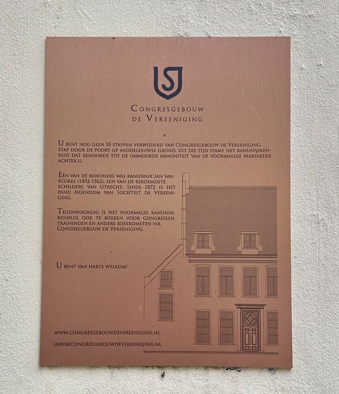 Congresgebouw De Vereeniging / Congress Building of “De Vereeniging” Marker. Click for full size. Congresgebouw De Vereeniging / Congress Building of “De Vereeniging” Marker image. Click for full size.