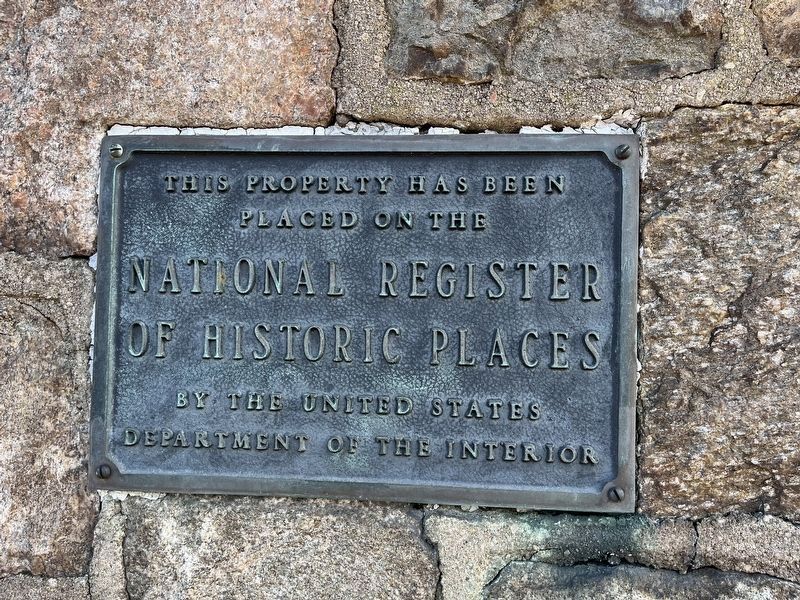 National Register of Historic Places plaque for the Old Burying Ground image. Click for full size.