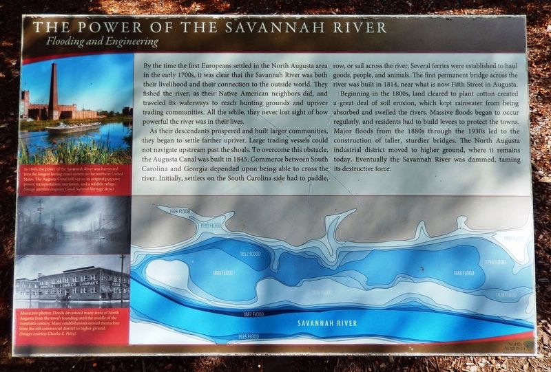 The Power of the Savannah River Marker image. Click for full size.