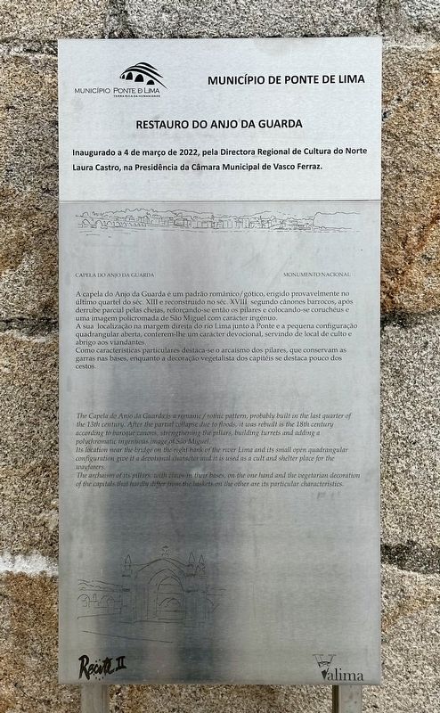 Capela do Anjo da Guarda / Chapel of the Guardian Angel Marker. Click for full size. Capela do Anjo da Guarda / Chapel of the Guardian Angel Marker image. Click for full size.