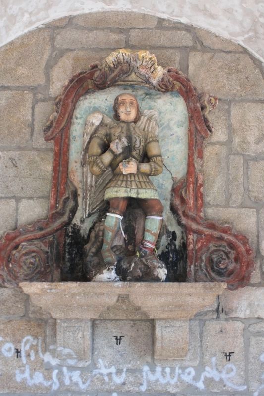 Polychrome image of São Miguel (prior to restoration). Click for full size. Polychrome image of São Miguel (prior to restoration) image. Click for full size.