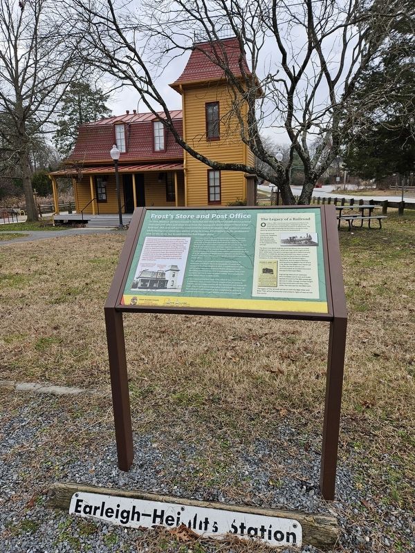 Frost's Store and Post Office with Marker. Click for full size. Frost's Store and Post Office with Marker image. Click for full size.