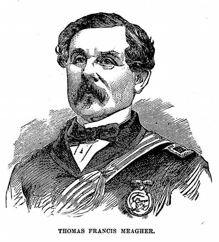 Gov. Thomas F. Meagher<br>Irish Patriot, Civil War Hero,<br>and acting Governor of Montana Territory image. Click for full size.