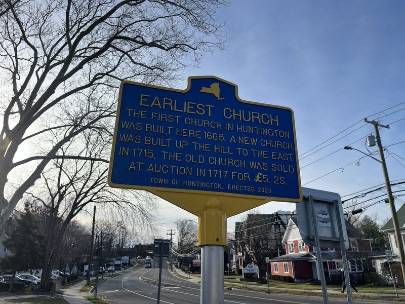 Earliest Church Marker. Click for full size. Earliest Church Marker image. Click for full size.