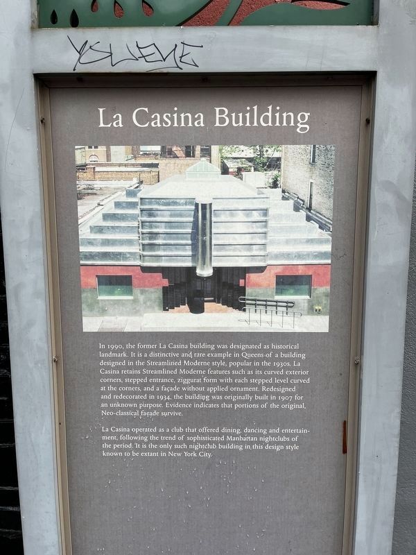 La Casina Building Marker image. Click for full size.