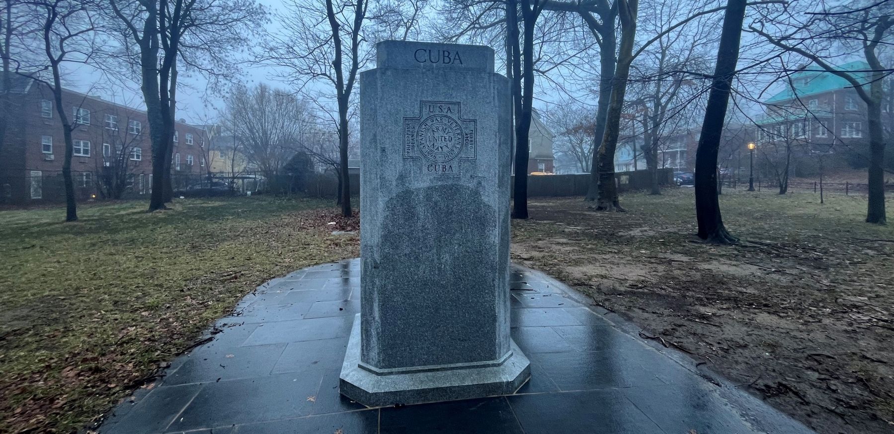 Spanish American War Memorial. Click for full size. Spanish American War Memorial image. Click for full size.