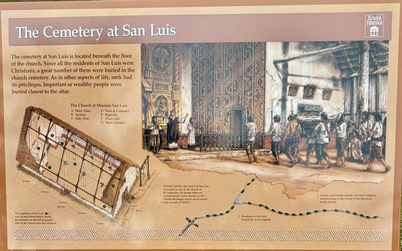 The Cemetery at San Luis Marker image. Click for full size.