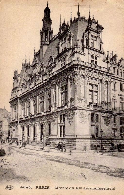 Mairie du Xème Arrondissement / 10th Arrondissement Town Hall. Click for full size. Mairie du Xème Arrondissement / 10th Arrondissement Town Hall image. Click for full size.