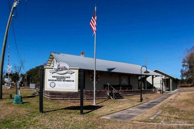 Greensboro Depot Railroad Museum. Click for full size. Greensboro Depot Railroad Museum image. Click for full size.