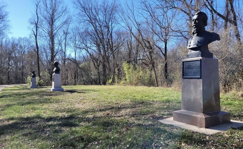 The Wm. Sooy Smith Marker is the center marker of the three markers image. Click for full size.