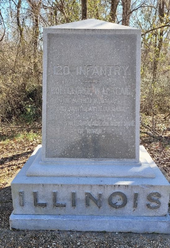 Illinois 120th Infantry Marker image. Click for full size.
