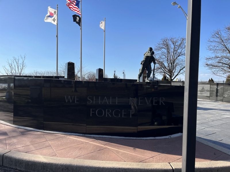 Korean War Veterans of Hudson County Memorial image. Click for full size.