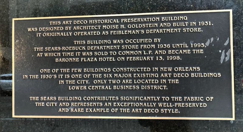 Sears Building Marker image. Click for full size.