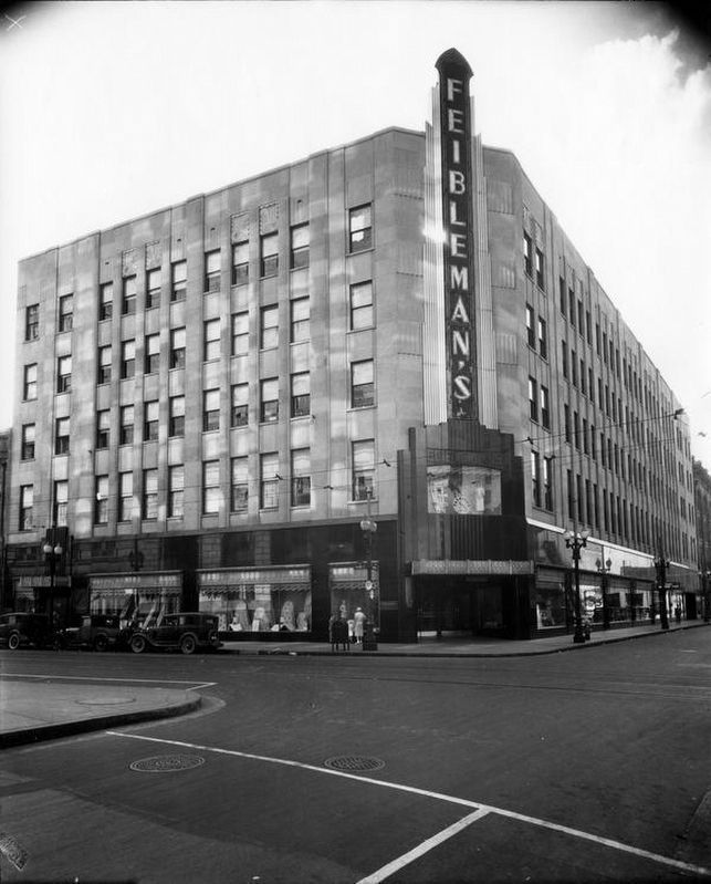 Feibleman's Department Store (1930s) image. Click for full size.
