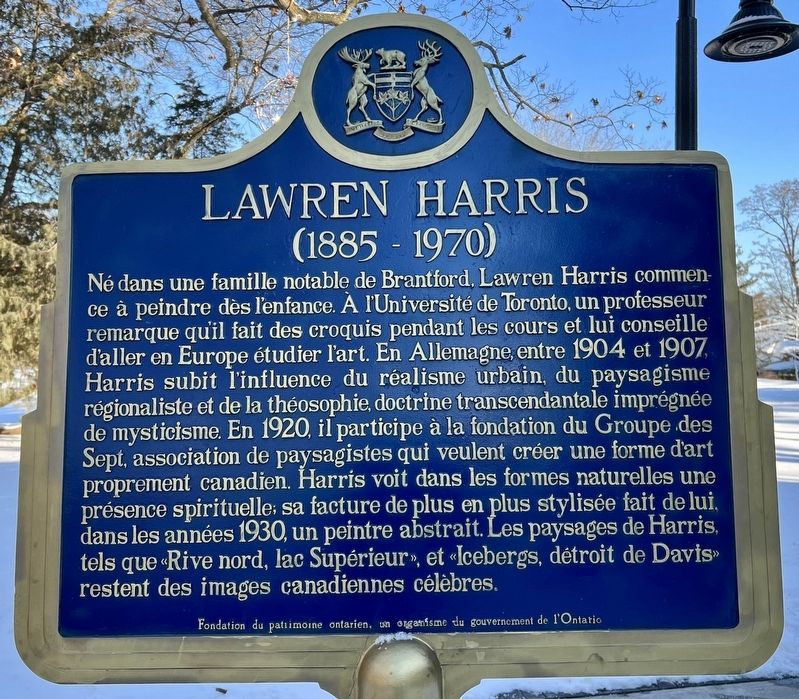 Lawren Harris Marker image. Click for full size.