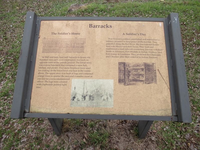 Barracks Marker image. Click for full size.